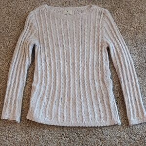 Berrerti Champagne mohair Boat Neck Sweater